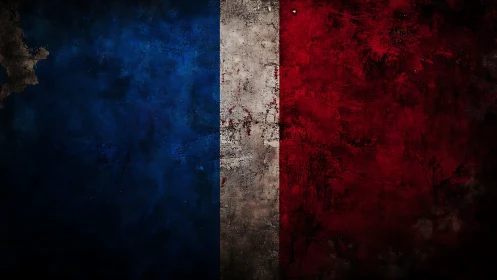 Vertically aligned tricolor texture displays worn surface