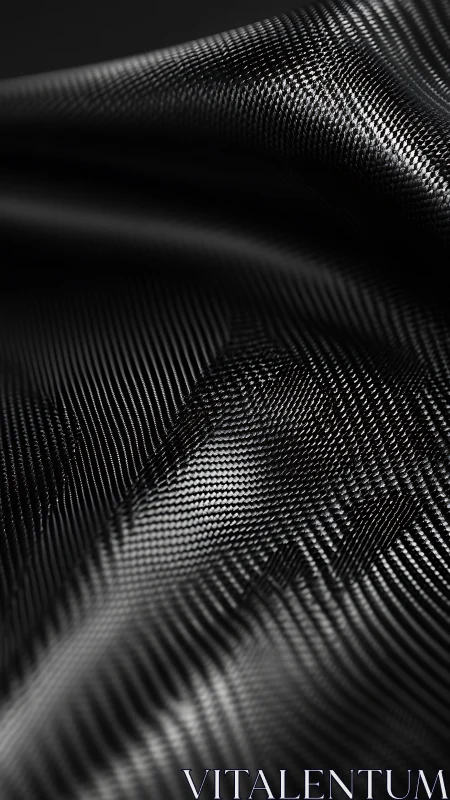 Carbon fiber texture flows in sleek metallic waves.