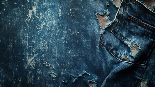 Degraded Denim Surface Analysis: Textile Wear Pattern Examination.