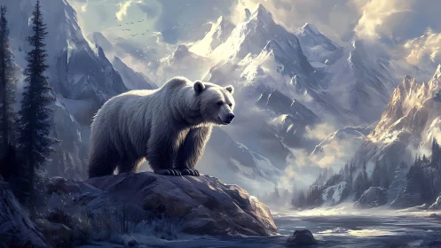 Mountain monarch pauses, weighing winter’s quiet dominion