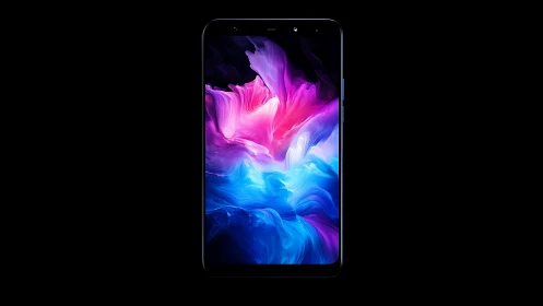 Fluid Luminescent Display: High-Resolution Smartphone Wallpaper Composition.