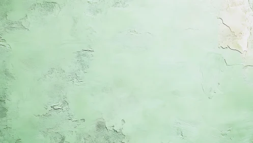 Mint plaster daydream drifts softly across cracked walls