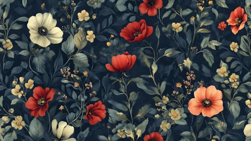 Botanical Garden in Rich Jewel Tones and Charm.