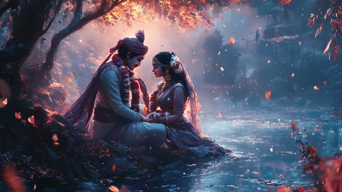 A Magical Reunion Under the Golden Lights.