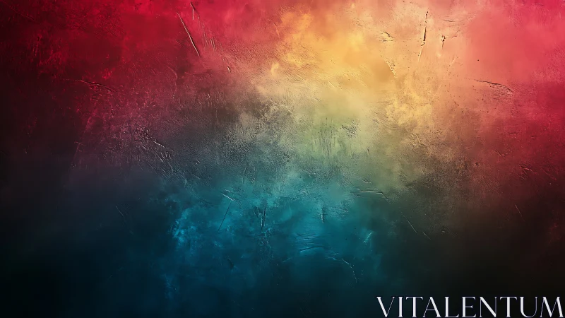 Textured multicolor gradient background with rough surface.