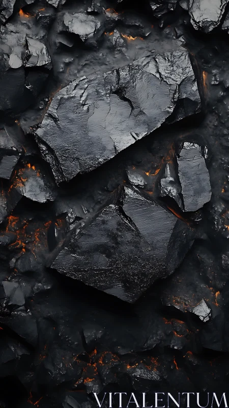 Smoldering obsidian crust over hidden rivers of emberfire.