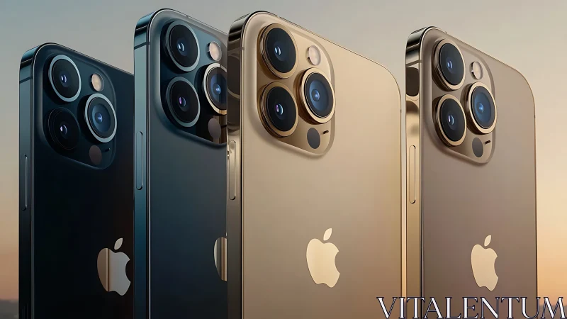 iPhone Pro Lineup Showcases Premium Camera Systems and Colors