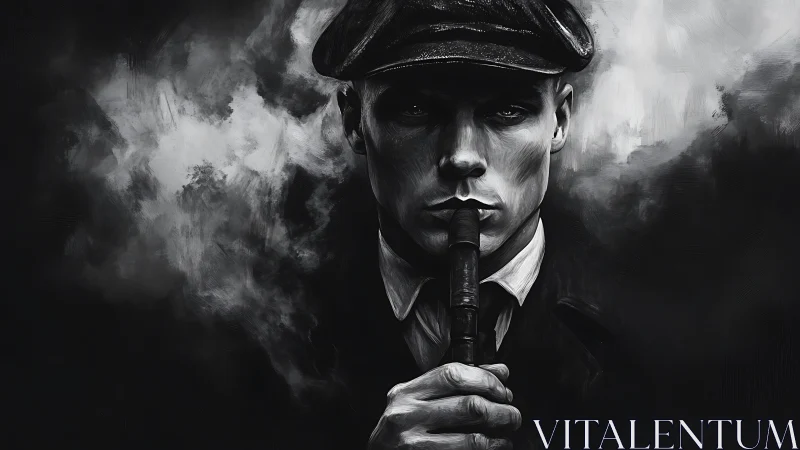 Moody noir portrait welcomes a quiet, powerful moment