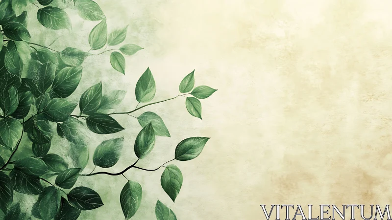 Whispering ivy drift over sun-faded parchment calmness.