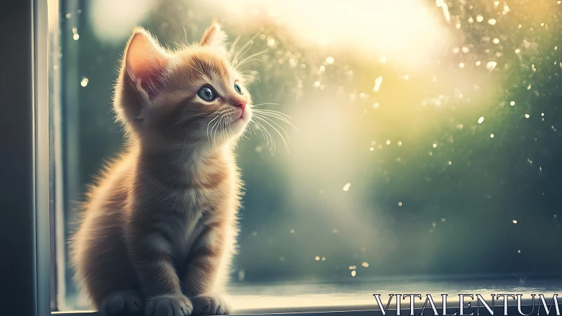 Feline Subject Rendered With Advanced Volumetric Lighting and Soft-Focus Depth of Field