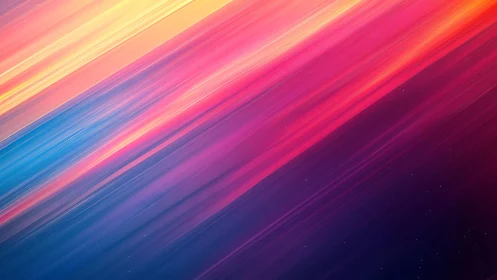 Vibrant Diagonal Light Streaks Abstract Digital Art Background.