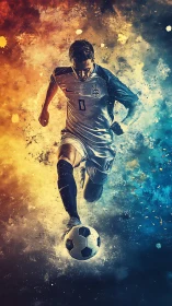 Stormcharge striker racing through fire and frost skies.