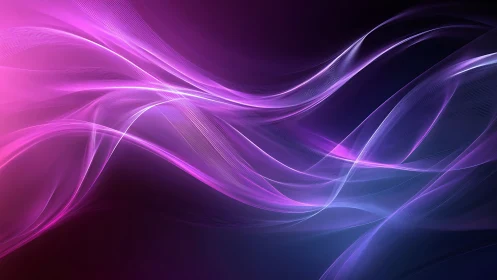 Neon silk rivers gliding across a midnight cosmos.