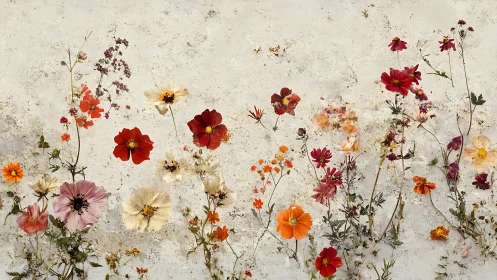 Pressed Blooms: A Garden's Second Life.