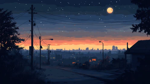 Quiet hilltop lanes watching a sleepy city ignite below.