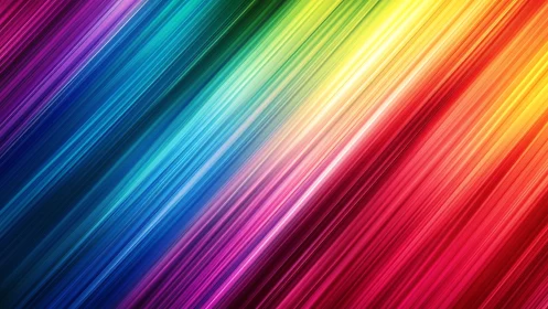 Diagonal multicolor light streaks across gradient spectrum.