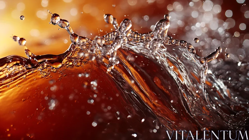 High speed macro splash captures dynamic liquid motion