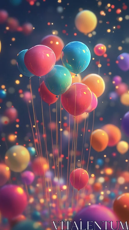 Suspended Spheres with Luminous Particles in Dark Space