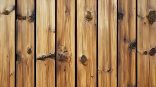 Sunburnt cedar planks in a rhythm of golden grain.