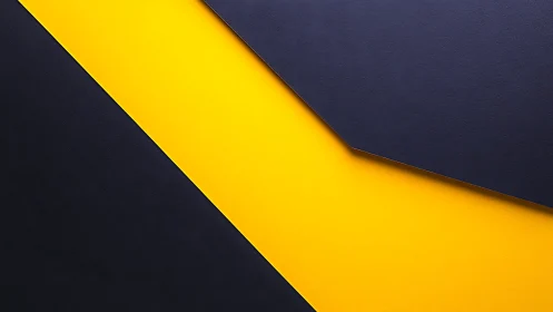 Diagonal yellow stripe dividing two dark navy planes.