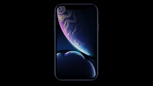 Liquid Abstraction Rendered Through Neon Fluid Dynamics.