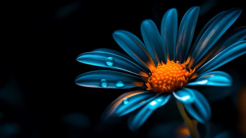 Electric Bloom: Where Neon Dreams Kissed Nature