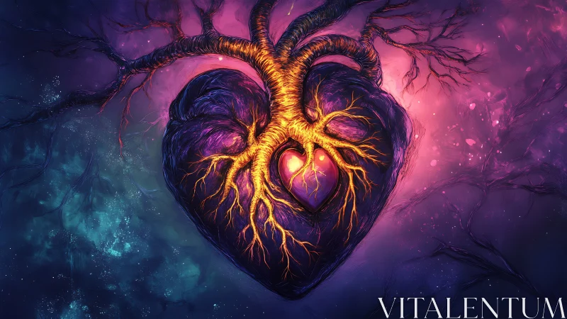 Luminous Heart Beneath the Stars.