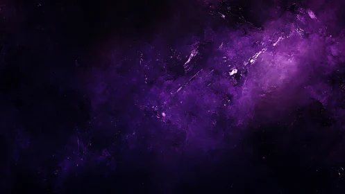 Digital purple nebula texture with atmospheric depth rendering.