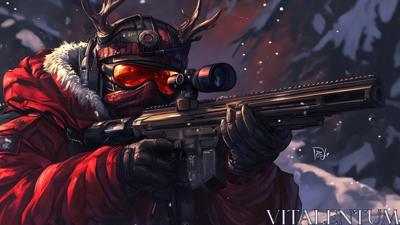 Legendary Sniper in Winter Combat Gear.