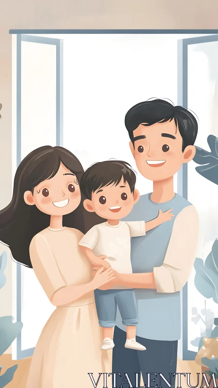 Happy Family Moment Together.