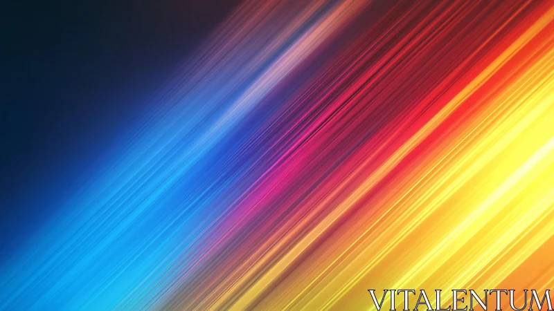 Vibrant diagonal light streaks in abstract digital art style.