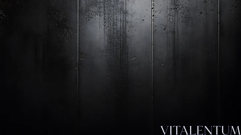 Dark industrial metal wall shows subtle grunge texture detail.