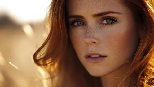 Sunlit freckles hold steady beneath molten copper dusk