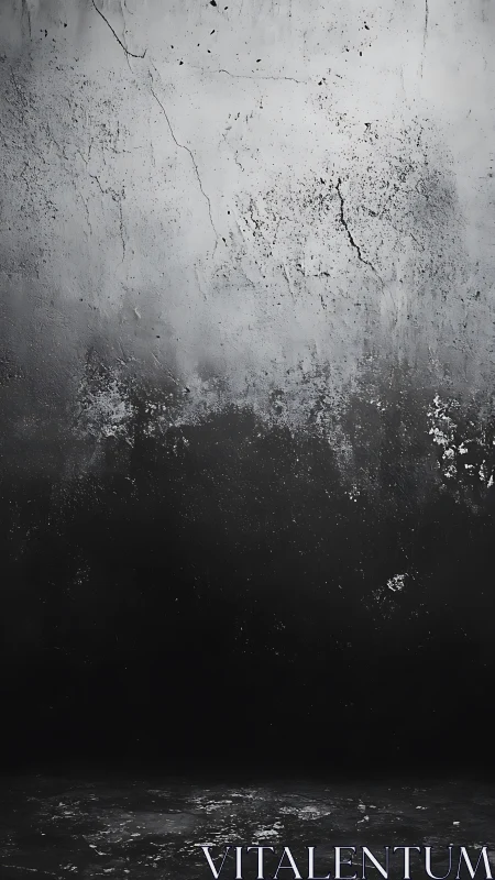 Weathered grayscale wall where shadows quietly accumulate.