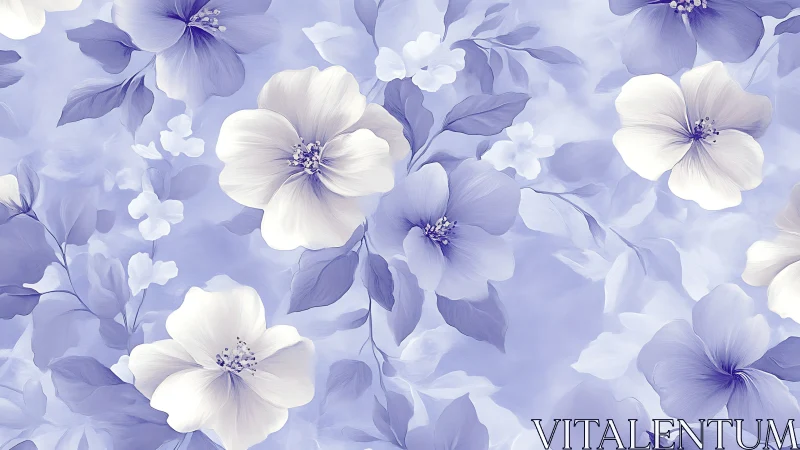 Lavender Dreams Dance Where Purple Whispers Meet Cream