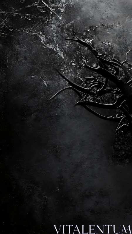 Shadowborn thorns curling across a storm-black void.