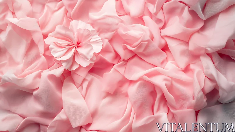 Pink Carnation Blooms in Soft Layered Close-up Detail.