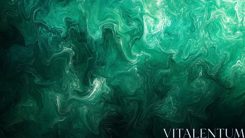 Emerald drift currents swirling through a liquid nebula dream.