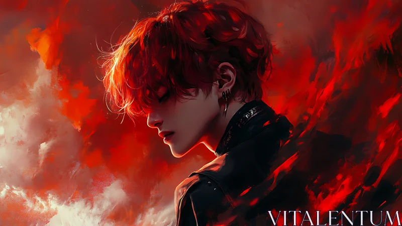 Ember crowned loner walks the edge between smoke and flame