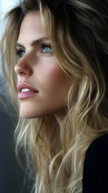 Soft morning light on a thoughtful blue-eyed portrait.