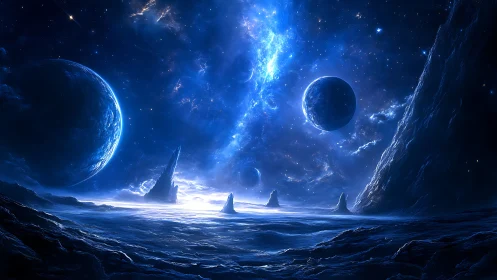 Cryogenic exoplanet seascape under multipolar orbital alignment.