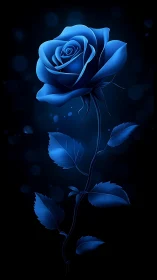 Sapphire Bloom Defies Nature's Palette