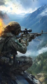 Alpine Sniper Operations: Tactical Engagement at Elevation