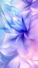 Layered translucent gradients form radial abstract folds