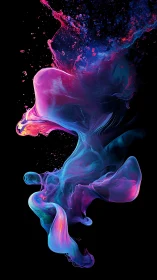 Neon nebulae pirouette like liquid galaxies in freefall