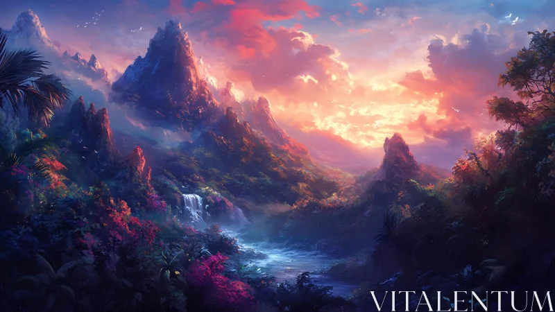 Aurora-kissed jungle peaks and a secret waterfall river.