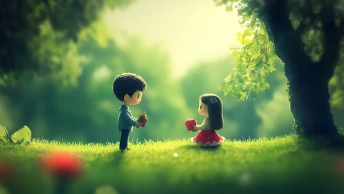 Two Hearts in the Garden of Possibilities.