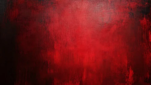 Textured crimson and black abstract field with vertical strokes