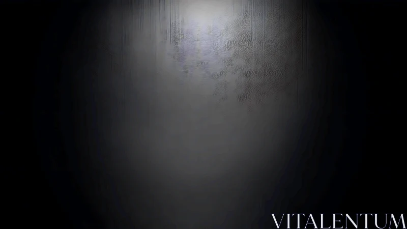 Radial luminance gradient on textured digital void surface.