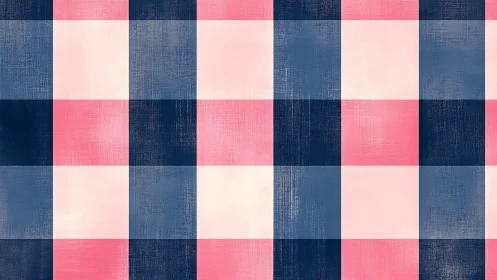Grid-based checked pattern shows textured plaid layout